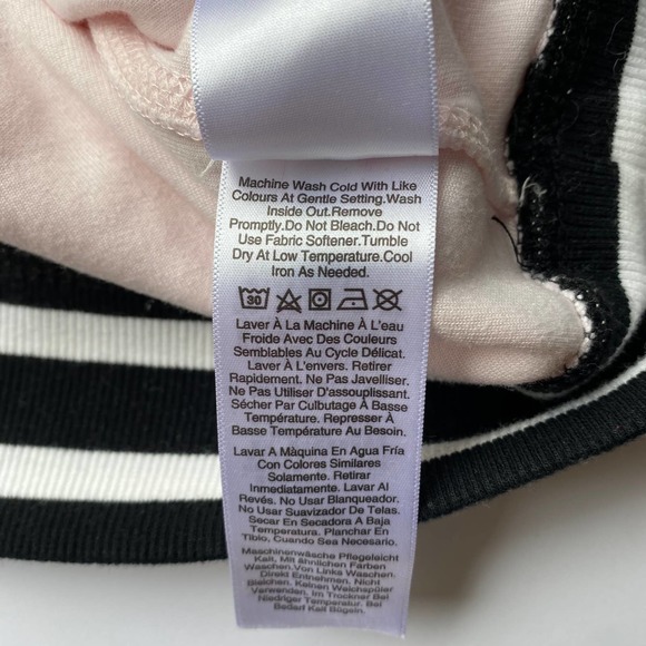 DKNY Sport Pink Velour Spell Out Pullover Sweater - Picture 9 of 10